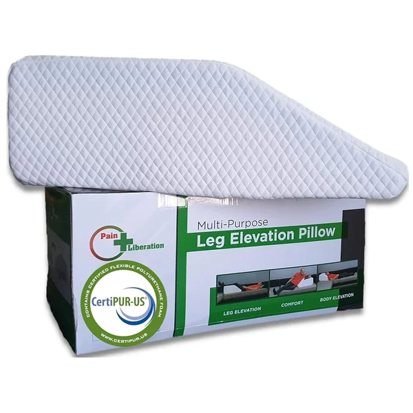 Ortopedisk benhöjande kilkudde i CertiPUR-certifierat memory foam